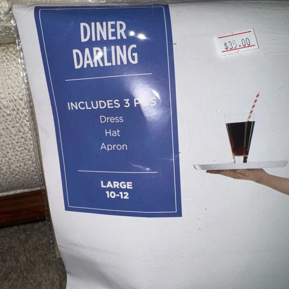 Diner Darling Pink Costume Set - Picture 2 of 4